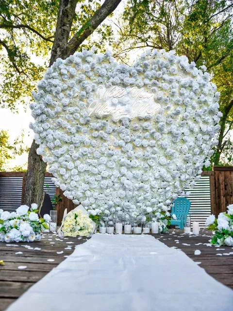 Bridal shower setup at 139 Olive
