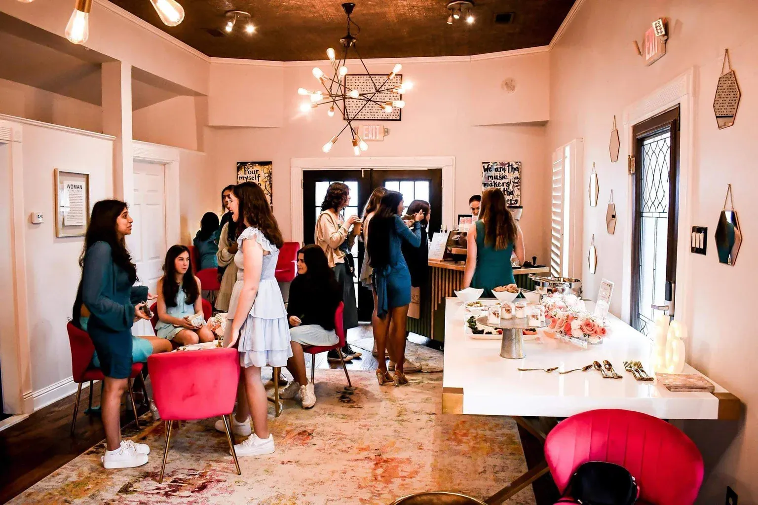 A graduation party at the venue